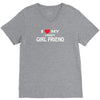 i love my crazy girl friend V-Neck Tee