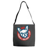 french bulldog club Adjustable Strap Totes