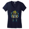 majin warrior Women's V-Neck T-Shirt