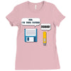 usb i am your father! funny geek computer Ladies Fitted T-Shirt