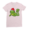 kermit christmas Ladies Fitted T-Shirt