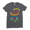 caring for animals isn't what i do it's who i am Ladies Fitted T-Shirt