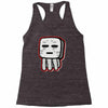 minecraft ghast drawing Racerback Tank