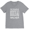 microwave hacker V-Neck Tee