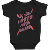 rad white and blue Baby Bodysuit