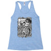 boombox skull Racerback Tank
