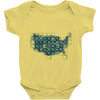 periodic table of the states Baby Onesie