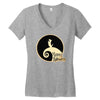 happy scottie halloween! Women's V-Neck T-Shirt