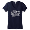 equal reaction Women's V-Neck T-Shirt
