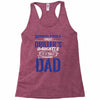 Behind Every Great Driller's Daughters Is A Truly Amazing Dad Racerback Tank