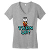 turn up Women's V-Neck T-Shirt