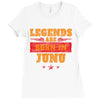 Legends Are Born In June Ladies Fitted T-Shirt