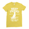 Best Friend German Shepherd Ladies Fitted T-Shirt