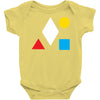 clean bandit shapes geometric Baby Onesie
