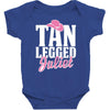 tan legged juliet Baby Bodysuit