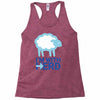 i m with herd Racerback Tank