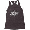 winter is coming Racerback Tank