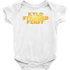 kylo stabbed first Baby Bodysuit