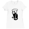 grim kitty Ladies Fitted T-Shirt