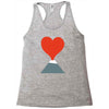 i lava you Racerback Tank