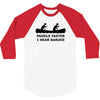 funny t shirt cool t shirt funny shirt geeky tshirt canoe nerd t shirt 3/4 Sleeve Shirt