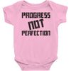 progress not perfection Baby Onesie