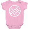 mountain bold (for dark) Baby Bodysuit