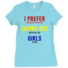 i prefer eating out girls Ladies Fitted T-Shirt