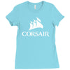 corsair custom Ladies Fitted T-Shirt