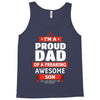 proud dad son Tank Top