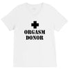 orgasm donor t shirt funny t shirt cool tshirt shirt geek tee shirt 80 V-Neck Tee