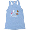peace love rabbits Racerback Tank