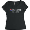 100x or gtfo bitmex edition white logo Women's Triblend Scoop T-shirt