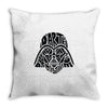 word vader Throw Pillow