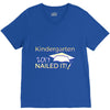 kindergarten 2017 nailed it graduation V-Neck Tee