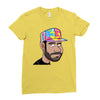 boy had Ladies Fitted T-Shirt