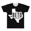 Beto For Senate Texas Map All Over Men's T-shirt