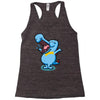 blue crocodile! Racerback Tank