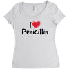 I Love Penicillin Women's Triblend Scoop T-shirt
