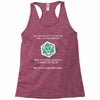 natural 1   orc Racerback Tank