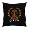 Queens Crown Throw Pillow