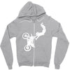 motocross motor bike motorrad cross biker freestyle mx sx baja Zipper Hoodie