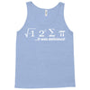 pi delicious math Tank Top