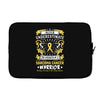 Never Underestimate the Strength of a Sarcoma Cancer Warrior Laptop sleeve