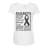 diabetes awareness Maternity Scoop Neck T-shirt