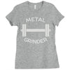 gym dumbbell Ladies Fitted T-Shirt