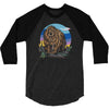 polygon bear graphic 3/4 Sleeve Shirt