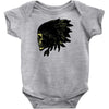 indian skull native american Baby Onesie