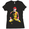the joker ronald mcdonald Ladies Fitted T-Shirt