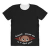 April Peeking Out Baby Boy All Over Women's T-shirt
